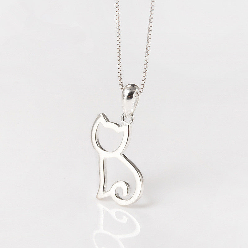 sweet cat necklace simple necklace