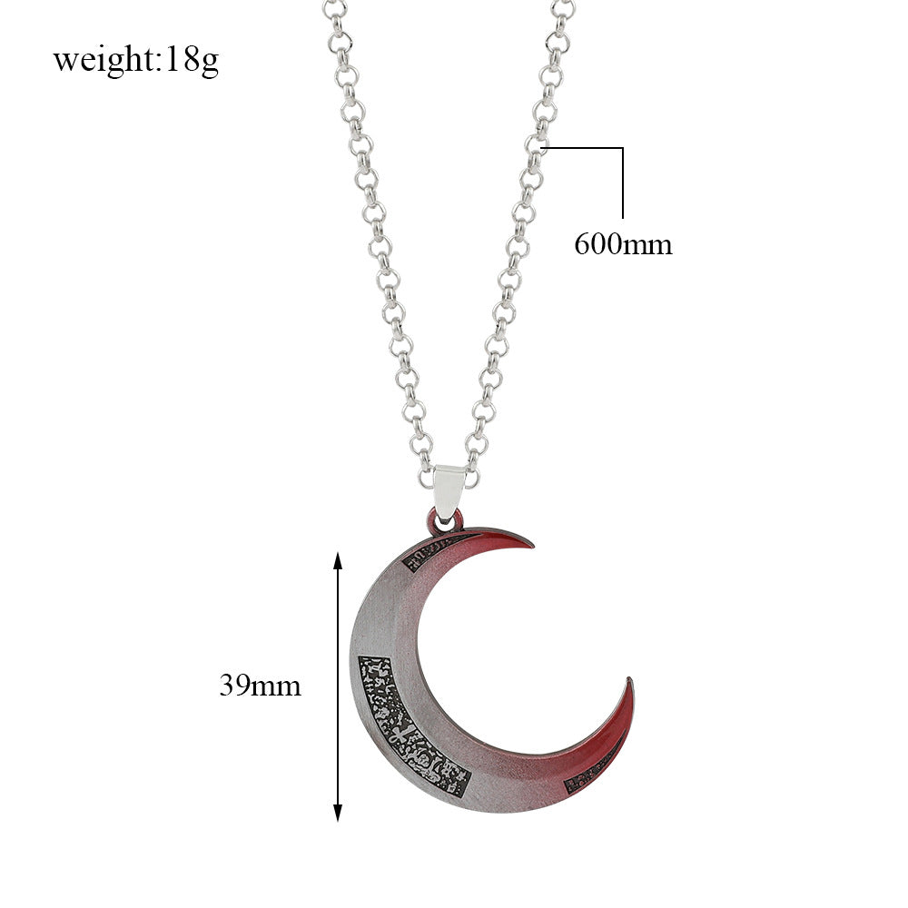 Necklace Moon Knight Pendant Necklace